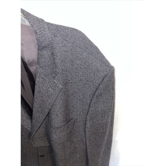 Weingarten Koln Men’s Dress Blazer Size Size 51L Gray 100% Cashmere Business - Picture 5 of 12